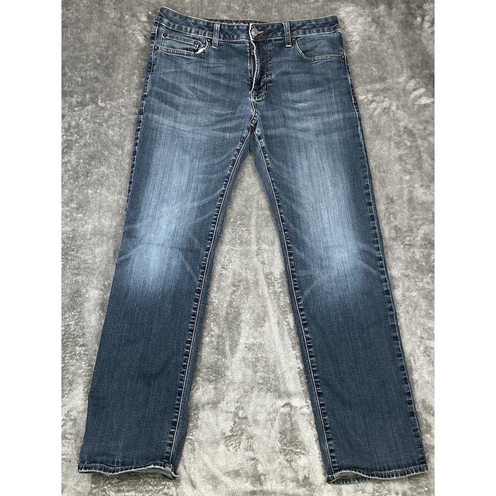American Eagle Flex Men's 33x32 (act. 34x30) Original Straight Whiskered Blue